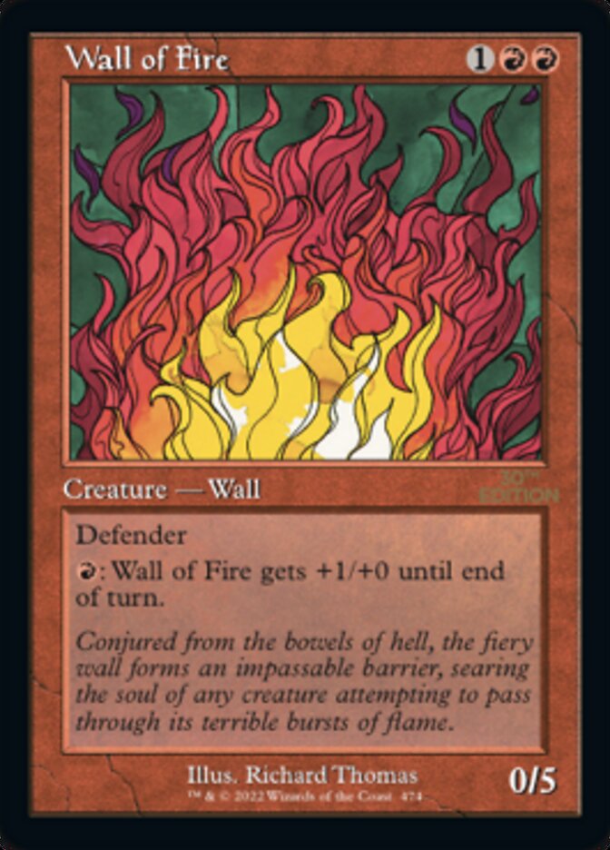 Wall of Fire (Retro) [30th Anniversary Edition] | Pandora's Boox
