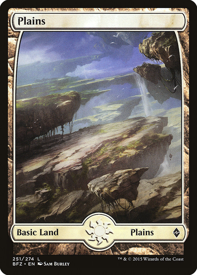 Plains (251) (Full Art) [Battle for Zendikar] | Pandora's Boox
