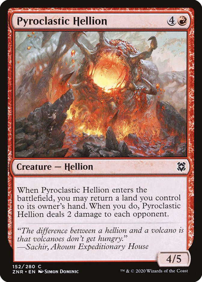 Pyroclastic Hellion [Zendikar Rising] | Pandora's Boox