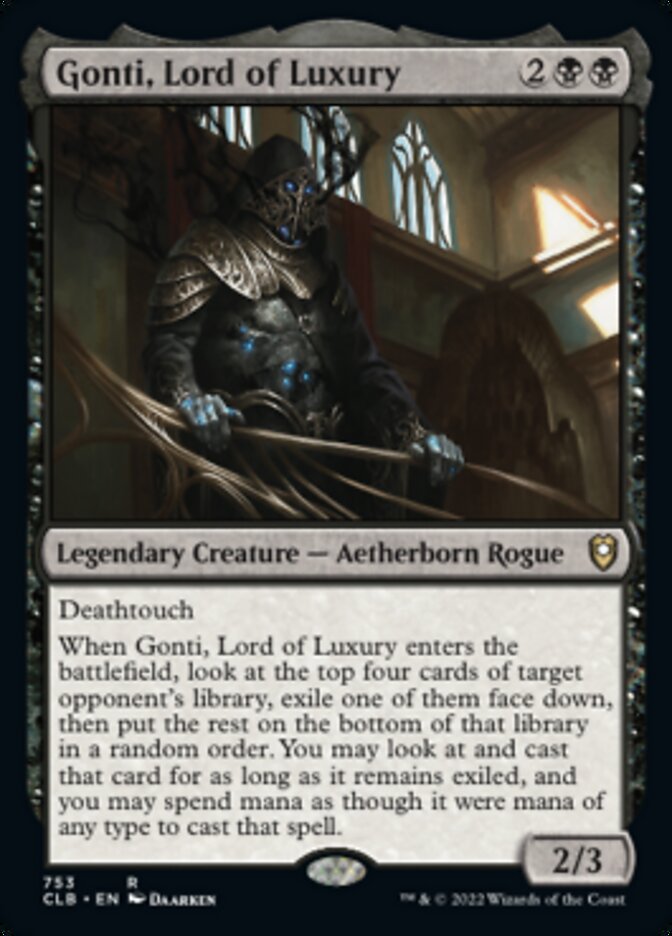 Gonti, Lord of Luxury [Commander Legends: Battle for Baldur's Gate] | Pandora's Boox
