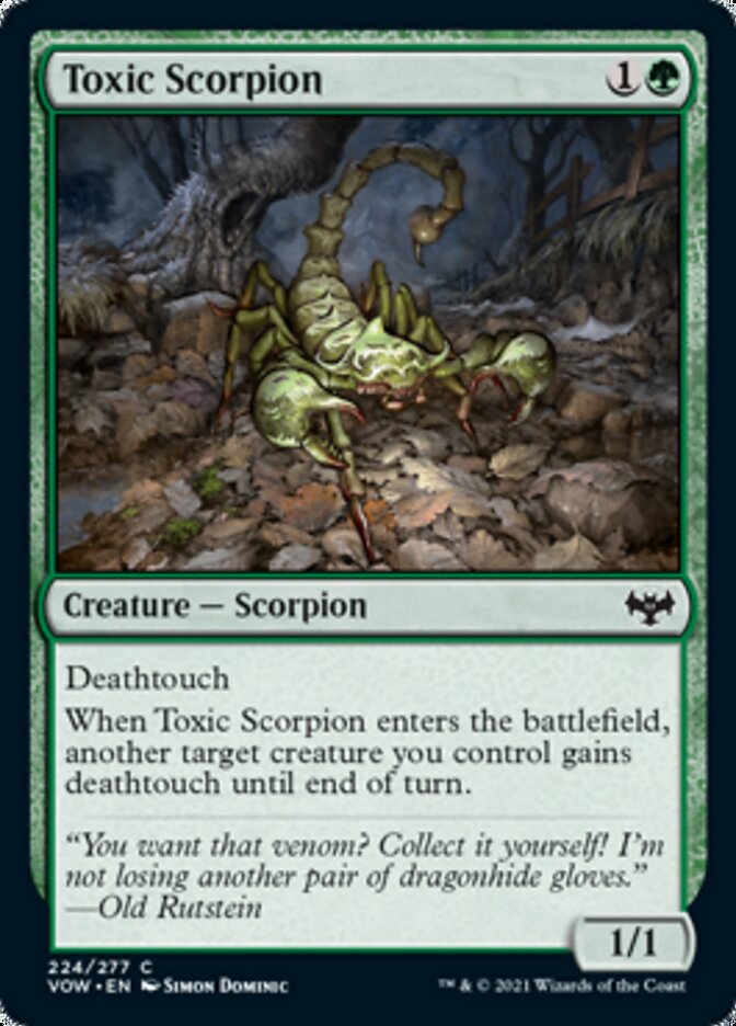 Toxic Scorpion [Innistrad: Crimson Vow] | Pandora's Boox