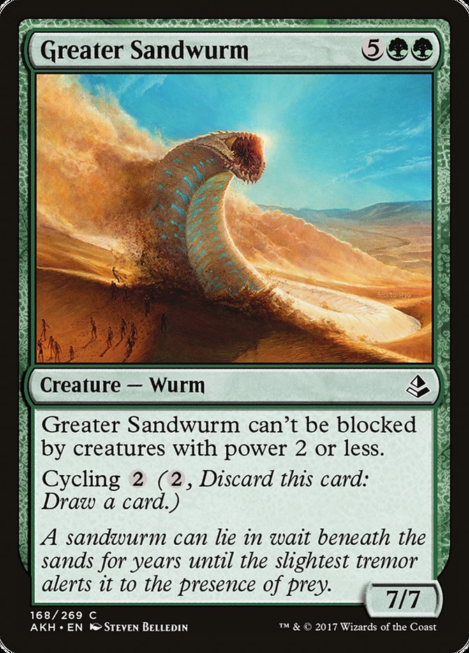 Greater Sandwurm [Amonkhet] | Pandora's Boox