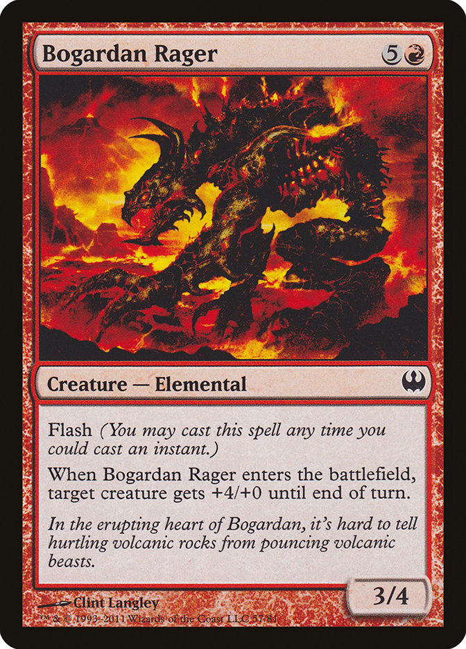 Bogardan Rager [Duel Decks: Knights vs. Dragons] | Pandora's Boox