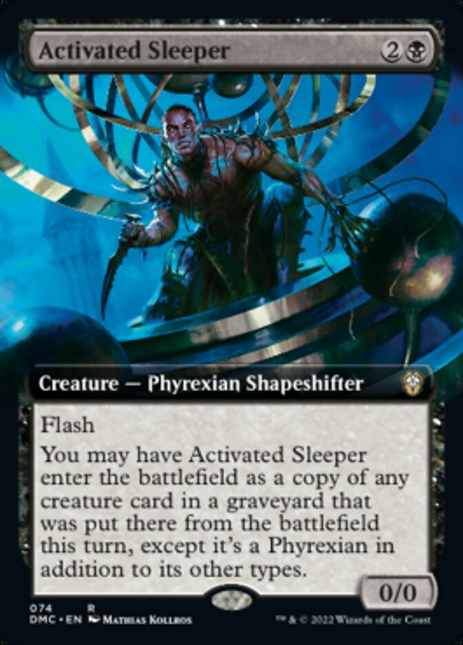 Activated Sleeper (Extended Art) [Dominaria United Commander] | Pandora's Boox