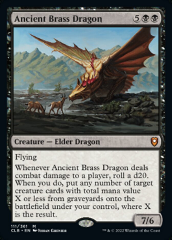 Ancient Brass Dragon [Commander Legends: Battle for Baldur's Gate] | Pandora's Boox