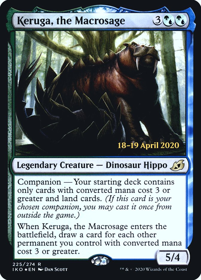 Keruga, the Macrosage [Ikoria: Lair of Behemoths Prerelease Promos] | Pandora's Boox