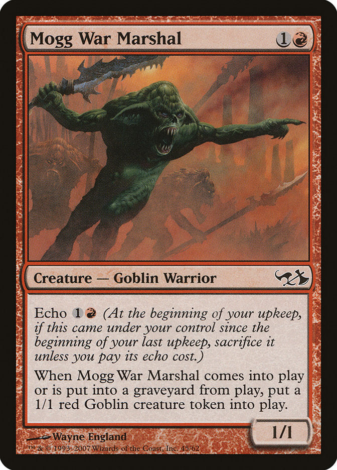 Mogg War Marshal [Duel Decks: Elves vs. Goblins] | Pandora's Boox