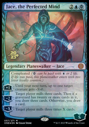 Jace, the Perfected Mind [Phyrexia: All Will Be One Prerelease Promos] | Pandora's Boox