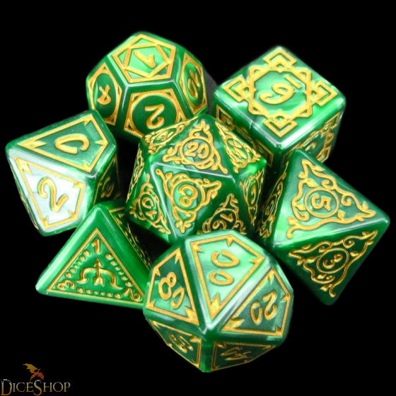 Druids Grove Polyhedral dice Set | Pandora's Boox