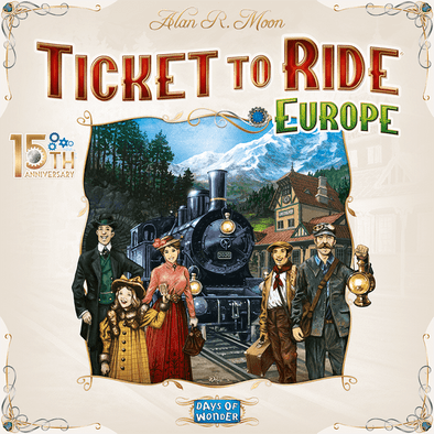 Ticket to Ride Europe Anniversary Edition | Pandora's Boox