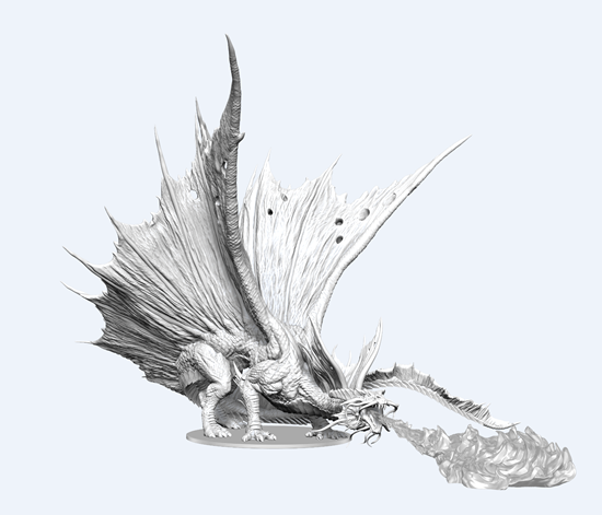 Adult Gold Dragon Premium Figure