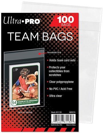 Team Bags Sleeves (100 pk) Resealable