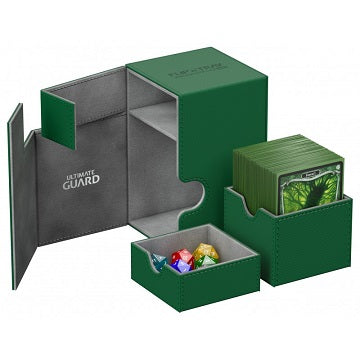 Ultimate Guard Xenoskin FLIP'n'TRAY (100) green