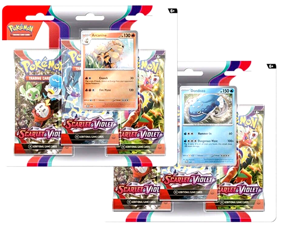 Scarlet & Violet 3pk Blister (1 per customer)