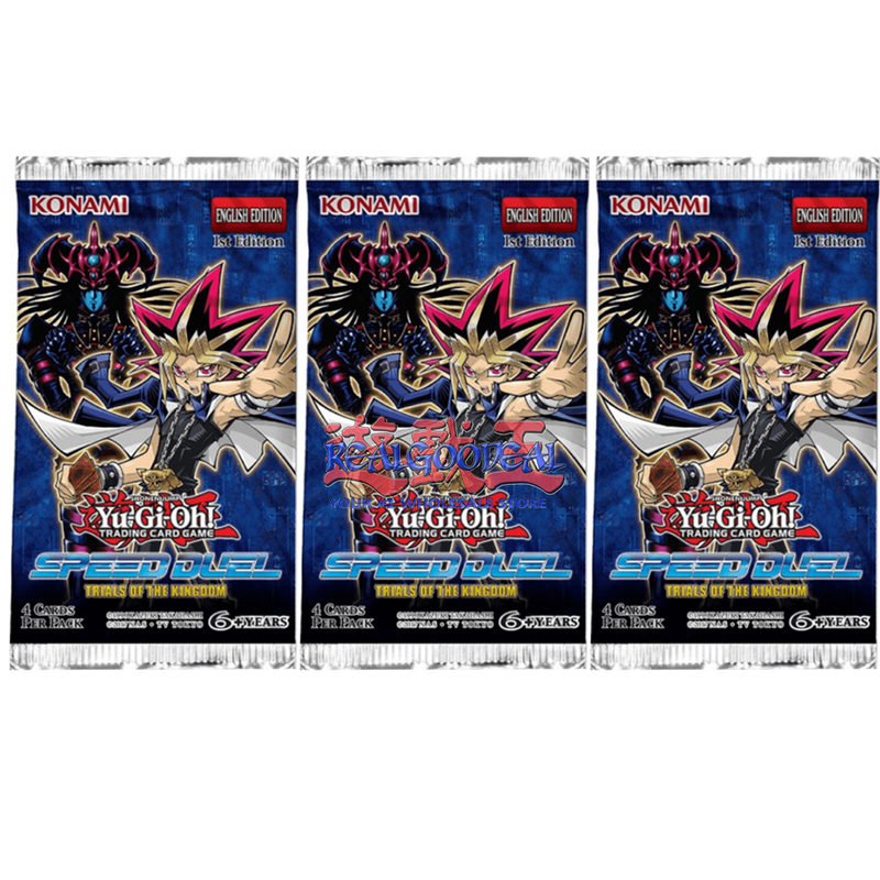 trials of the kingdom booster box Opening Ten Yugioh Speed Duel Packs discover powerful artifacts Yugioh Speed Duel: Trials of